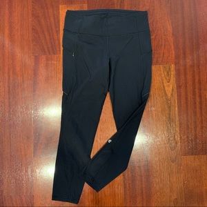 Lululemon Black Running Leggings Size 8